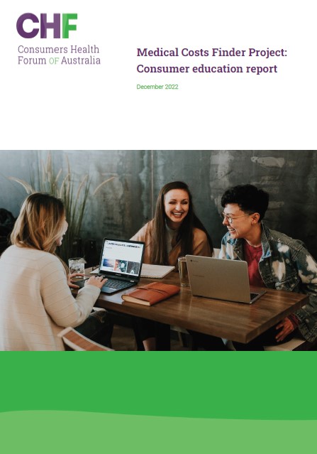 Medical Costs Finder Project - Consumer education report