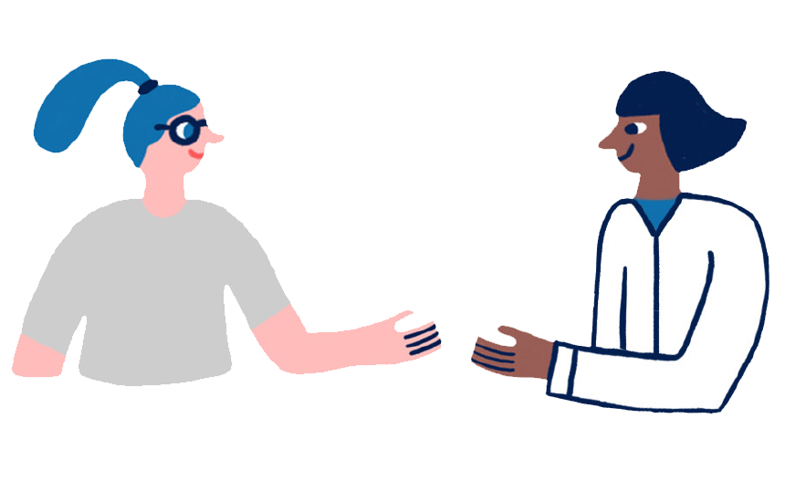 patient having assistance from a doctor